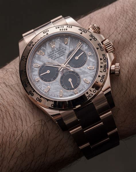 daytona meteorite rolex|rolex daytona meteorite white gold.